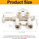 Upgraded Water Softener Bypass Valve 7278434, Compatible with Sears, North Star, GE, Ecowater, 3/4" Softener Valves