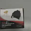 Dr. As Hat for Headache & Migraine Relief - Reusable Head Ice Pack Facial Mask to Help Relieve Muscle Tension & Sinus Pain - Liquid Gel Cold Compress Cap for Comfort, Relaxation - One Size Fits All (Black)