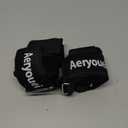 Dumbbell Foot Attachment, Tibialis Trainer, Adjustable Ankle Weights, Leg Workouts at Home for Hip Flexors,Ankle Straps for Weight Lifting,Shin Splint,Hamstring Curls,Leg extensions,Home Gym Equipment (Black (Pair))