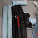 Roomie Tec Corded Stick Vacuum Cleaner - 450W, Lightweight 2 in 1 Handheld with Powerful Suction, Bagless HEPA Filter, Large Dust Capacity, 20ft Cable - Ideal for Floors, Dorm Room, & Home Cleaning (Cyan)