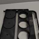 Portable Drink Carrier Suitable for Doordash Accessories Grubhub Postmates Drivers, Reusable Cup Holder Carrier with Handle,Perfect for Plastic Drink Holder take Out Cup Carriers for delivery (Black)