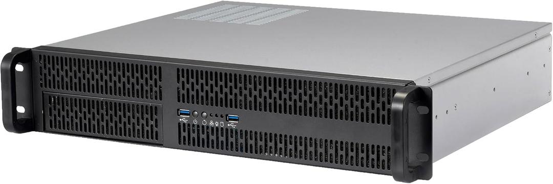 osewill 2U Server Chassis Rackmount Case | 4 x 3.5/ 2.5" HDD, 1 x 5.25 Device | Micro-ATX Compatible | 2 x 80mm PWM Fans | 2 x USB 3.0 | RSV-Z2700U