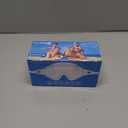 Swim Goggles for Kids 3-15 with Earplugs Large Frame Anti-Fog/UV Swimming Goggles for Boys Girls Toddler 2PCS