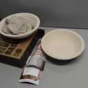Wood Pulp Banneton Bread Proofing Baskets Set of 2, 9 Inch Round 2.2LB Sourdough Banneton Basket with Liner, Non-Stick Dough Proofing Bowl for Rising and Baking