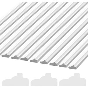 3 x 12 Pcs Miniature Dollhouse Trim Dollhouse Accessories 3 Styles on 1: 12 Scale 16'' Long Wooden Trims Finishing Corner (Modern Slimline)