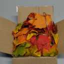 DearHouse 2 Pack Fall Garland Maple Leaf, 5.9Ft/Piece 7 Colors Hanging Vine Garland Artificial Autumn Foliage Garland Thanksgiving Decor for Home Wedding Fireplace Party Christmas (Brown)