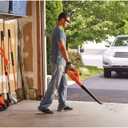 BLACK+DECKER Cordless Leaf Blower with Battery and Charger 20V MAX, Electric Leaf Blower 130 mph Air Speed, Lightweight Design (LSW221)