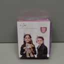 Olyre Girls Headphones with LED Light Up Cat Ears and Sharing Port 85db Volume Limited Kids Headphones,On-Ear LED Children Earphones for School Learning Travel - All Pink