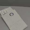 H.VERSAILTEX Linen 100% Blackout Curtains for Bedroom Full Light Blocking Curtains, Textured Window Curtain for Living Room 84 inch Grommet, Energy Efficient Curtains White Liner(2 Panels, Natural)