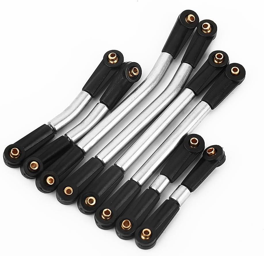 High Clearance 4 Links Set Stainless Steel Linkage kit for 1/24 Axial SCX24 GX470 AXI-1800 RC Crawler Car Upgrade Part