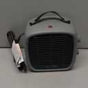 700W/1200W Basics Ceramic Heater Space Heaters for Indoor Use Overheat/Tilt Protection Low Noise Heating Portable Heater Electric Portable Fan (Upscale-Grey)