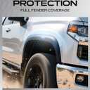 YHTAUTO OE Factory Style Fender Flares Compatible with 2015-2017 Ford F-150 Exc. Platinum & Raptor Model | Not Fit for Technology Package & Lane-Keeping Sensors Models, Black Wheel Flares