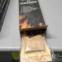 Premium Wood Grill Scraper - Wooden BBQ Grill Scraper, Barbecue Cleaner Tool, Enjoy Safe & Bristle Free Barbecue for Outdoor Grill |Includes 12" Bamboo Skewers (100 Pcs)