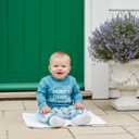Toddler Baby Boy Fall Outfit Animal Embroidery Sweatshirt Long Pants Set Casual 2Pcs Hunting Outfit (A-Blue, 18-24 Months)