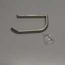 BESy Brass Toilet Tissue Paper Holder Brushed Nickel Bathroom Accessories Wall Mounted, Rust Protection