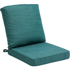 Crestlive Outdoor Deep Seat Cushions, 22 x 21, Waterproof, Fade-Resistant Patio Chair Replacement Cushion for Furniture, Sofa, Malachite