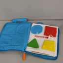 My Quiet Book - Toddler Travel Car Plane Airplane - All Parts Attached - Activity Montessori Board Book, Travel Toys for Toddlers 1-3, Gifts for 1 2 3 4 Year Old Girl, Birthday Gifts Toys Age 2-4 (Blue)