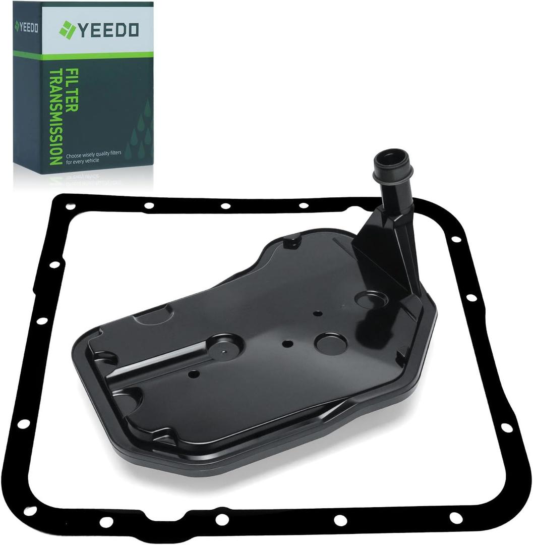 YEEDO 4L60E Transmission Filter Oil Pan Gasket Kit Fit for Chevy Tahoe Silverado 1500 GMC Sierra Savana Yukon Escalade Rainier CXL H2 Bravada Replaces 24208576 24208813 24230298