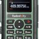 Radioddity GC-5 Dual Band Two Way Radio, Ham Radio Handheld Long Range with 1800mAh Battery, High-Gain Antenna, Color LCD, DTMF, Support Chirp