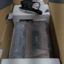 Vinyl Record Player with Speakers,3 Speed Turntable with Bluetooth, Aux, Headphone Jack, RCA Output and Auto Stop,Mirror Vintage Wooden Coffee