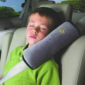 Boxiki Travel Car Seat Belt Pillows for Kids (Set of 2) Adjustable Vehicle Seat Belt Cushion for Children. Perfect for Road Trips, 27.9 x 19.3 x 7.4 cm
