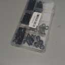 Universal TV Mounting Hardware Screw Kit Set with Box - M4 M5 M6 M8 Screws and Washers Spacers, Replacement Screws for TV VESA Mounting, Fits Most TV/Monitor up to 80 inch