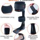 AFO Drop Foot Brace, Half-Sole Foot Drop Brace with Stroke, MS, Hemiplegia, Drop Foot Support for Assist Walking Easier & Better, Lightweight for Men and Women (Medium, Right)