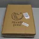 16"x12" Serving Trays with Handles, White Decorative Serving Tray, Ottoman Trays, Living Room, Bathroom, and Outdoors Decorative Trays (White)