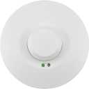 YCA2002 Ceiling Motion Sensor, 5.8 GHz Microwave Motion Detector Light Switch, Rated 1200W, Ceiling Mount Motion Detector, 32-ft Range, White (85-265V AC)