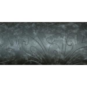 Matt Black White Design 20"x16" 