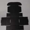 6x4x3 inches Small Shipping Boxes Set of 50 - Black Mailer Corrugated Cardboard Boxes for Shipping Packaging Mailing Products