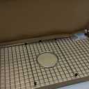 Serene Valley Sink Bottom Grid 29-1/2" X 15-9/16", Centered Drain with Corner Radius 3/8", Sink Protector NDG3016C