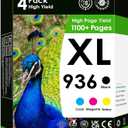 INKjetsclub Remanufactured Ink Cartridge Replacement for 02 (6 Pack) Includes Black, Cyan, Magenta, Yellow, Light Cyan, Light Magenta Ink Cartridges.