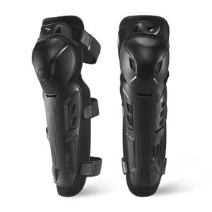 Scoyco 2pcs Motorcycle Knee Shin Guards Black Adjustable Anti-slip Knee Cap Pads Protector Armor for Motocross