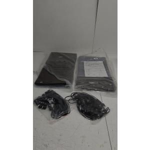 Outdoor clear panel curtain  Grey 25.2"x14.1"x3.1"
