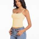 Abonlen Women's Sleeveless Adjustable Spaghetti Strap Tank Top, Small