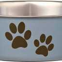 Loving Pets Bella Dog Bowls- Stainless Steel Dog & Cat Bowls - Spill Proof Dog Food Bowl, Cat Bowl, Puppy Essentials & Pet Supplies Great for Home & Travel (X-Large 65-100lbs, Blueberry)