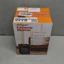 Space Heater, 1500W Electric Heaters Indoor Portable with Thermostat, PTC Fast Heating Ceramic Room Small Heater with Heating and Fan Modes for Bedroom, Office and Indoor Use (Black)