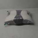 Cervical Pillow for Neck Pain Relief - Ergonomic Pillow for Sleeping Side Sleeper Pillow for Adults, Contour Neck Pillow Cooling Memory Foam Pillows, Orthopedic Bed Pillow for Back Stomach Sleepers (White + Grey)