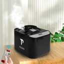PEEKO Larger Sauna Steamer 4L, 1500W Steam Generator,Steamer Pot with Remote Control, Steam Cup, Timer, 16 Levels, 7.7x 12.5x9.1