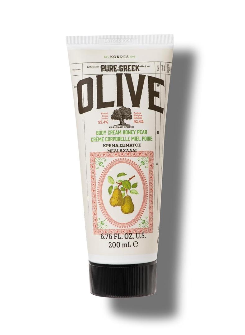 Pure Greek Olive Body Cream Honey Pear