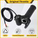 GregYoung 36v Scooter Throttle,6 Pin Scooter Replacement Parts with Battery Charge Display,Compatible with Gotrax Flex Electric Scooter