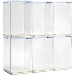 Wall Mounted Figurine Box, White 11 cm × 7 cm