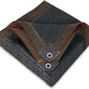 14 x 20 FT Durable Mesh Tarp with Grommets, Garden Sunblock Shade Cloth Shading Antifreezing for Plants Cover