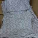 Laura Ashley - Queen Quilt Set, Reversible Cotton Bedding with Matching Shams, Lightweight Decor for All Seasons (Keighley Lilac, Queen)