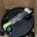 2Pack 13.98'' Plant Caddy With Wheels, Plant Stand Dolly For Heavy Planter,Wheeled Planter Saucer Tray, Rolling Plant Stand, Heavy-Duty Plant Caddy With Casters For Indoor And Outdoor (Black)