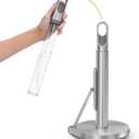 Simplehuman Standing Paper Towel Holder with Spray Pump, Brushed Stainless Steel