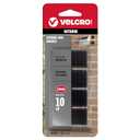 VELCRO Brand Extreme Lock Mounting Squares with Adhesive | 16 Sets, 1-Inch | Attach Electronics, Lighting or Signage Outdoors | Built to Withstand Harsh Temperatures and Weather | Black