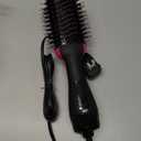 Hair Dryer Brush Blow Dryer Brush in One, Upgraded 4 in 1 Hair Dryer and Styler Volumizer with Negative Ion Antifrizz Ceramic Titanium Barrel Hot Air Hair Straightener Brush