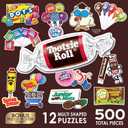 RoseArt - Mini Shaped Multipack - Tootsie Roll - 500 Piece Jigsaw Puzzle for Adults